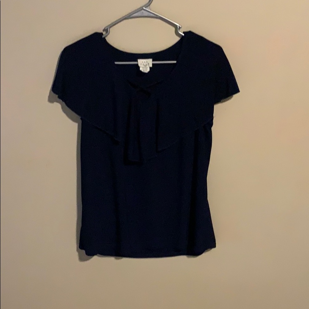 Navy Blue Blouse